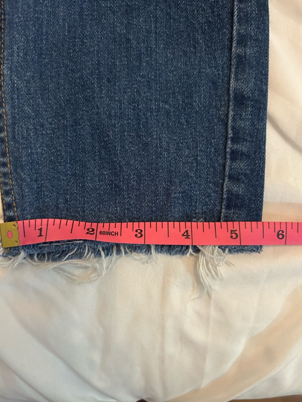 Re/Done High Rise Jeans - Dark Blue 90’s High Rise ankle crop. Size 26. - Picture 12 of 14
